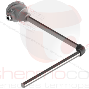 Termorresistência Angular com Cabeçote e Tubo de Proteção - THCOM TR46