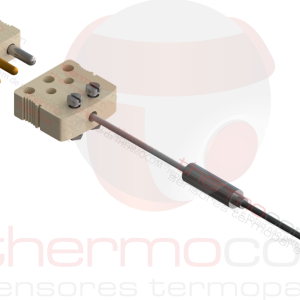 Termorresistência com Pote e Conector Standard no Rabicho (com FLANGE) - THCOM TR14